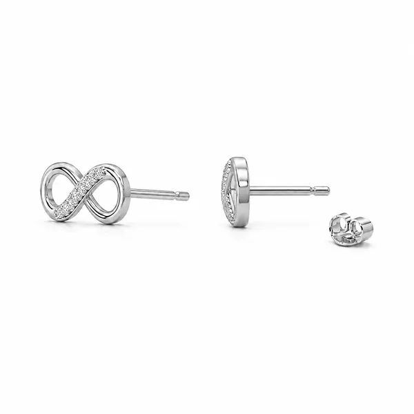 Silver-Tone_Infinity_Stud_Earrings_For_Women