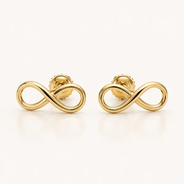 Gold_Infinity_Stud_Earrings_For_Women