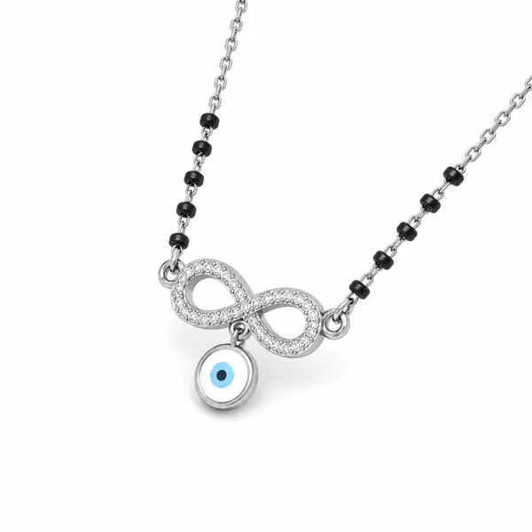 Silver-Toned_Infinity_Evil_Eye_Pendant_Necklace_For_Women