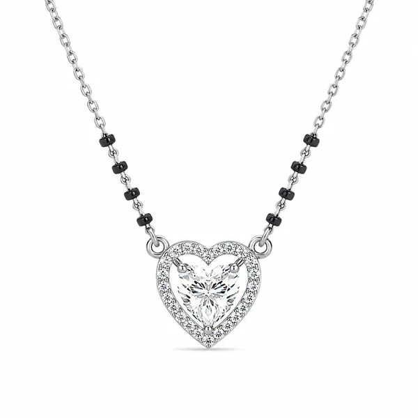Silver-Tone_Heart_Pendant_Necklace_For_Women