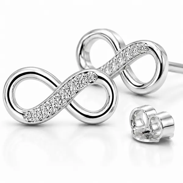 Silver-Tone_Infinity_Stud_Earrings_For_Women