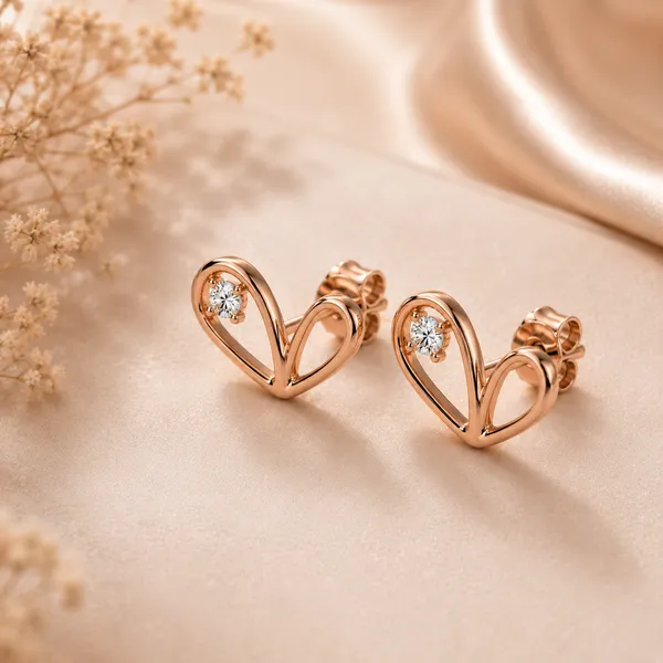 Rose_Gold_Heart_Stud_Earrings_For_Women