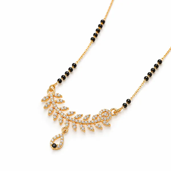 Gold_Tone_Floral_Mangalsutra_Necklace_For_Women