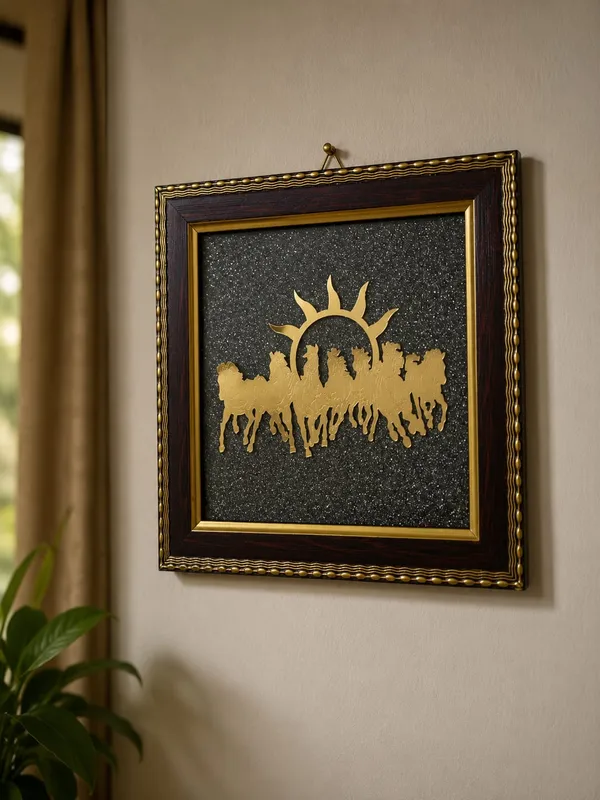Traditional_Seven_Horse_Framed_Wall_Art