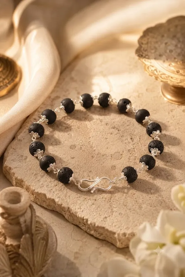 Black_Textured_Beaded_Bracelet_for_Men
