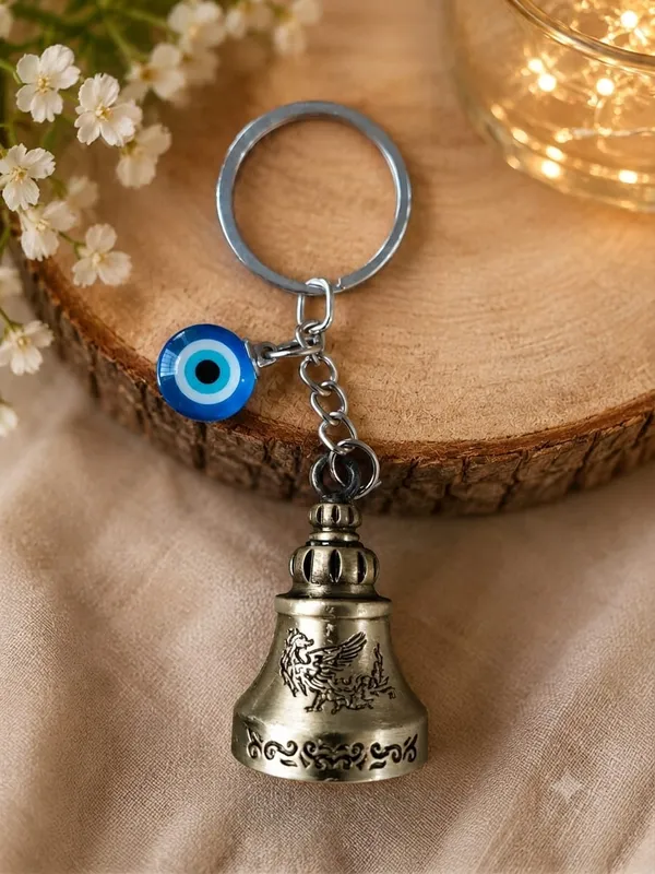 Blue_Metal_Evil_Eye_Bell_Keychain_for_Bike_Keys