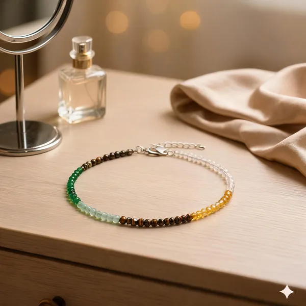 Multicolor_Beaded_Chain_Anklet_For_Women