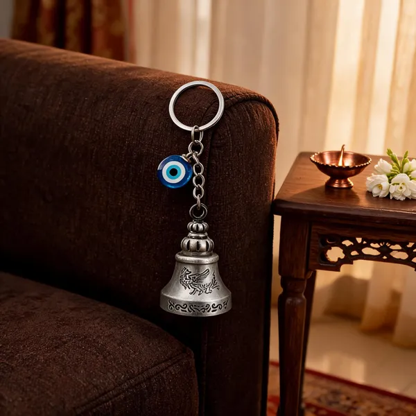 Silver_Metal_Evil_Eye_Guardian_Bell_Keychain_For_Unisex
