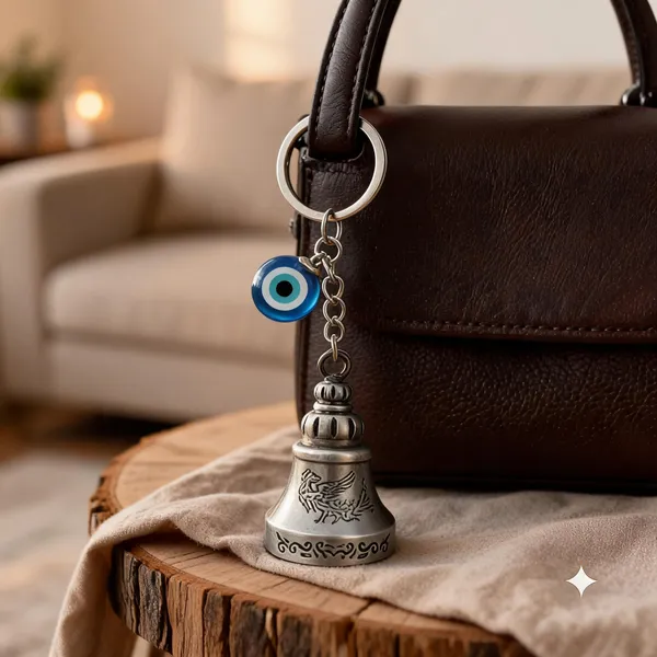 Silver_Metal_Evil_Eye_Guardian_Bell_Keychain_For_Unisex