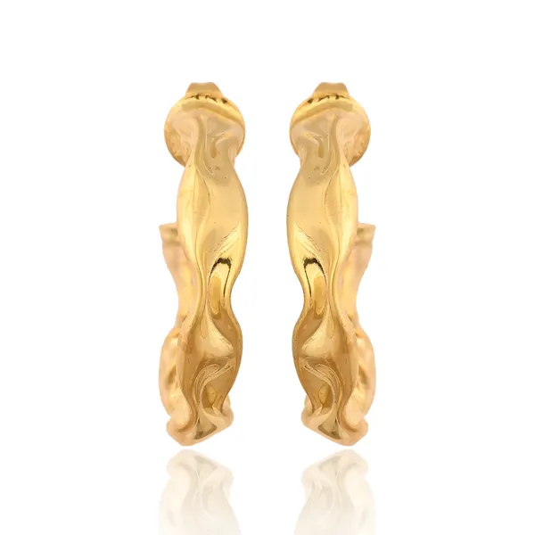 Classic_Textured_Gold_Plated_Hoop_Earrings