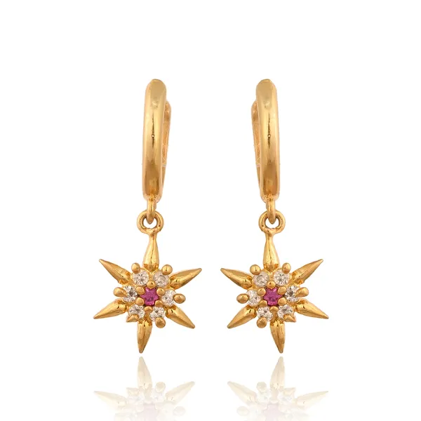 Twinkling_Zircon_Star_Studded_Earrings