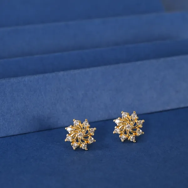 Elegant_Gold_Plated_Zircon_Studs