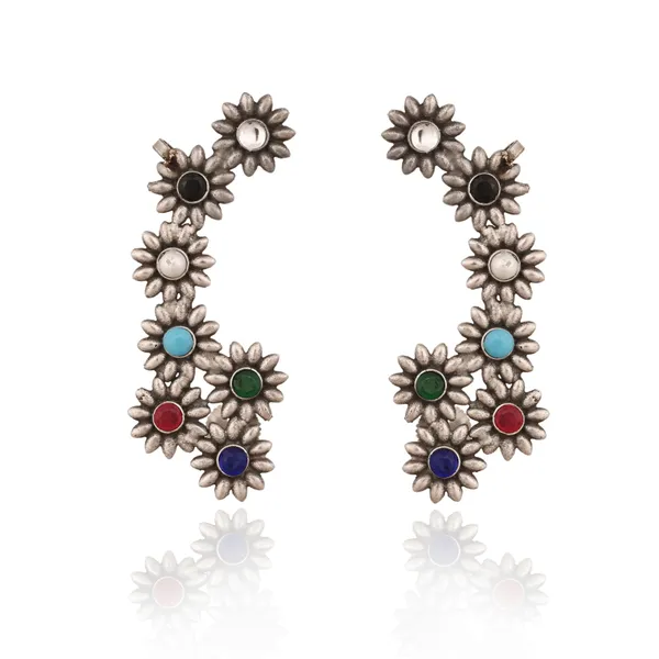 Floral_Multicolor_Ear_cuff