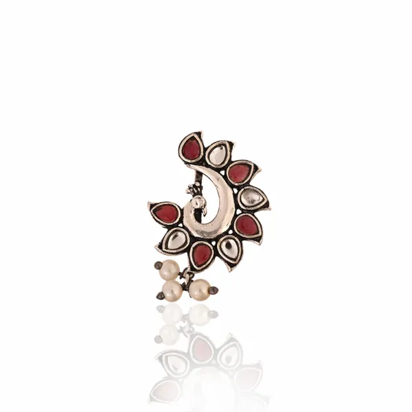 Kundan_Oxidised_Nose_Stud