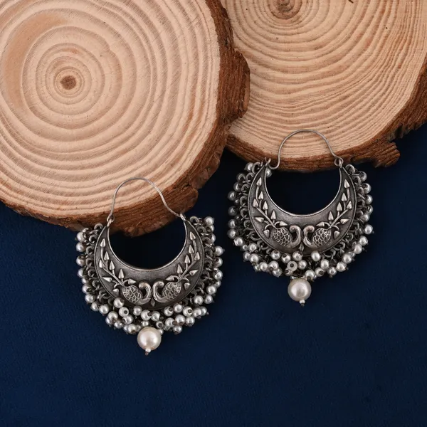 Silver_Oxidised_Chandbali