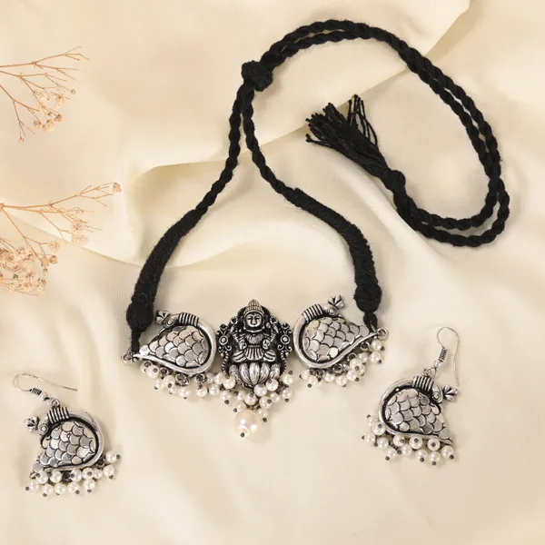 Silver_Oxidised_Jewellery_Set