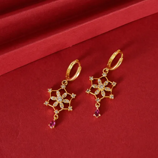 Zircon_Studded_Bloom_Drop_Earrings