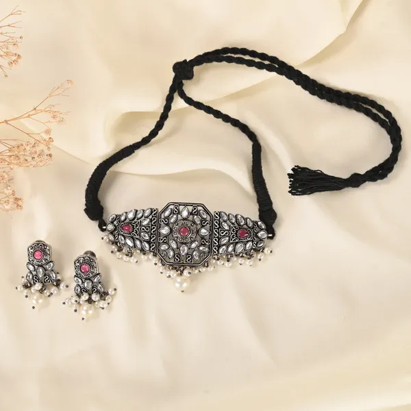 Kundan_Choker_Jewellery_Set