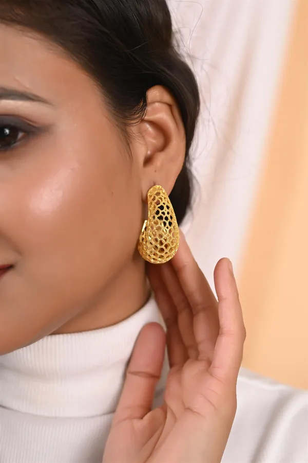Gold_Plated_Lace_Teardrop_Earrings