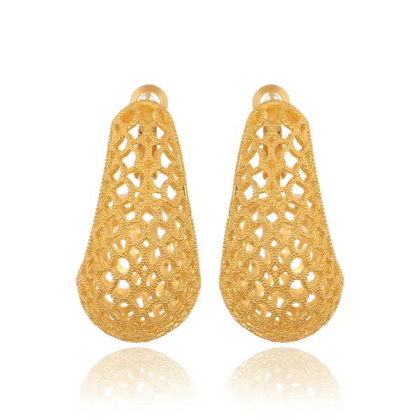 Gold_Plated_Lace_Teardrop_Earrings