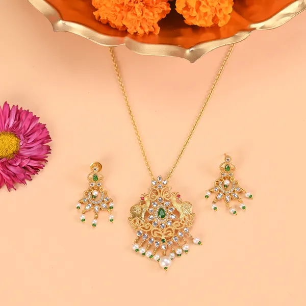 Gold_Plated__Pendent_Set