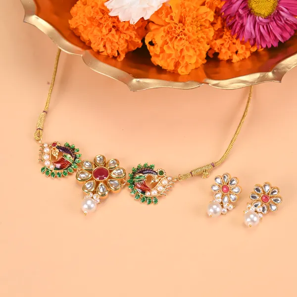 Meenakari_&_Kundan_Studded_Choker_Set