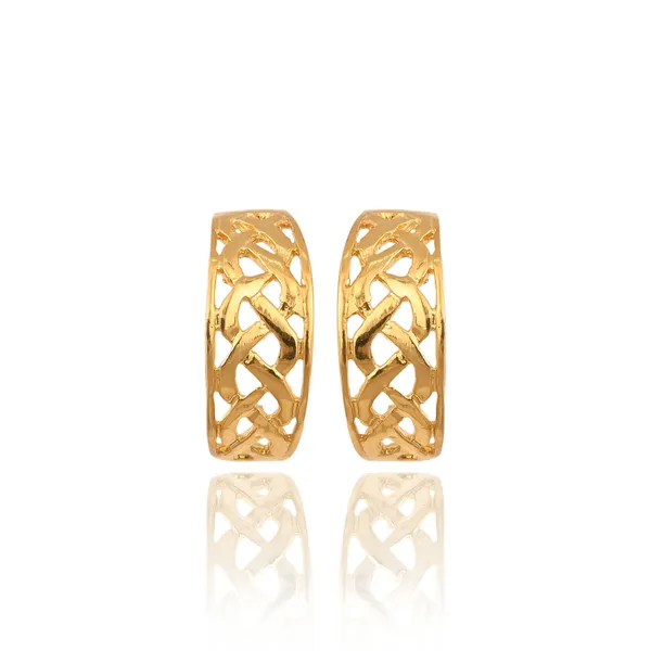 Gold_Plating_Hoop_Earrings
