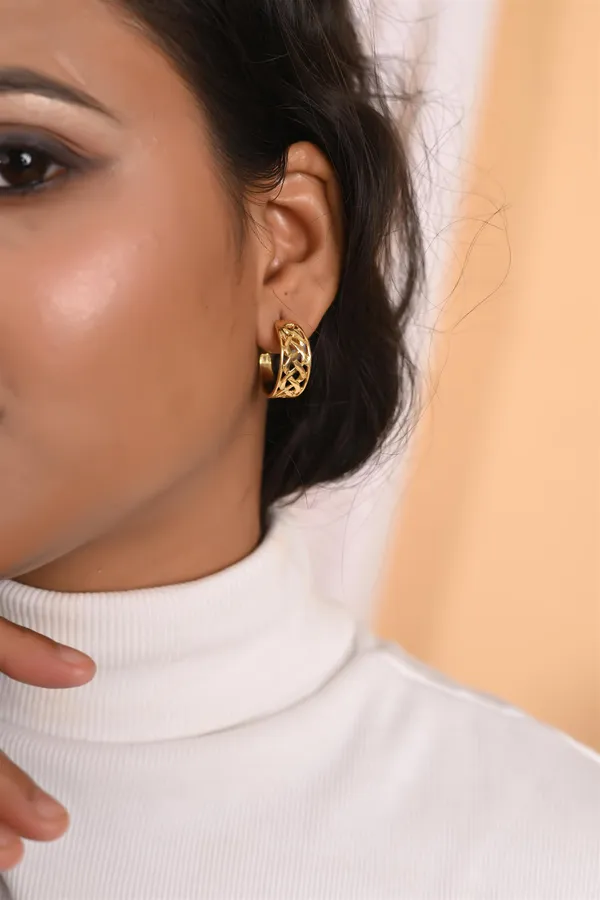 Gold_Plating_Hoop_Earrings