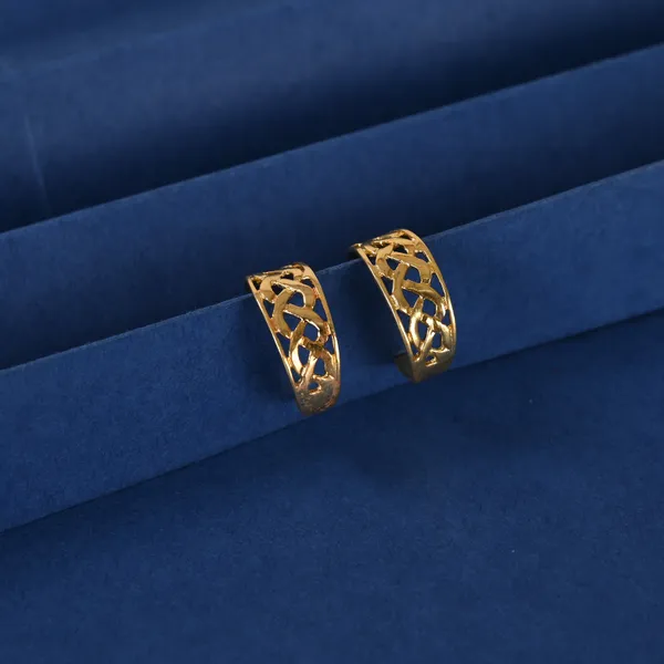 Gold_Plating_Hoop_Earrings