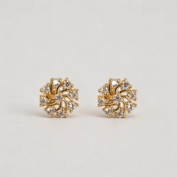 Gold_Plated_Brass_Zircon_Whirlwind_Stud_Earrings_For_Women