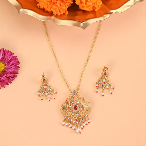 Gold_Plated__Pendent_Set