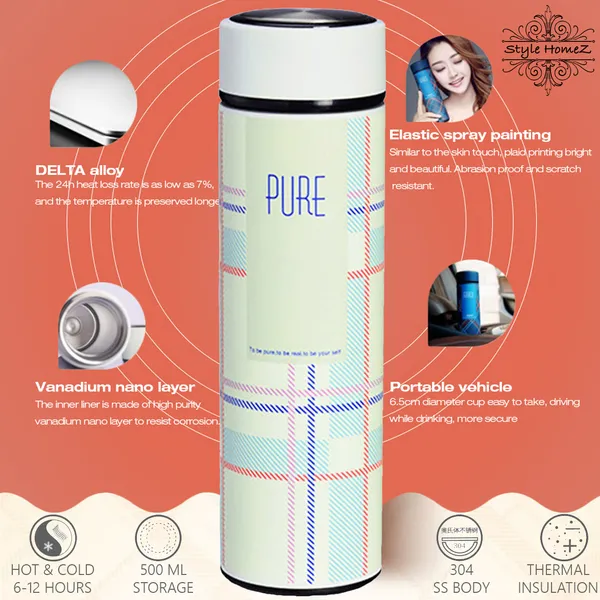 TXOR_STAZY_PURE,_Double_Wall_Vacuum_Insulated_Stainless_Steel_Flask_BPA_Free_Thermos_Travel_Water_Bottle_Sipper_480_ml_-_Hot_&_Cold_12_Hours,_CREAM_Color