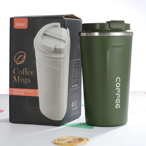 TXOR_WYLD,_Double_Wall_Stainless_Steel_Vacuum_Insulated_Coffee_Flask_With_Safety_Lid_Lock,_Forest_Green_Color_510_ml_Hot_n_Cold_Tumbler