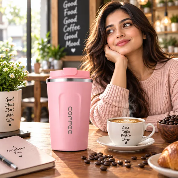 TXOR_WYLD,_Double_Wall_Stainless_Steel_Vacuum_Insulated_Coffee_Flask_With_Safety_Lid_Lock,_Pink_Color_510_ml_Hot_n_Cold_Tumbler
