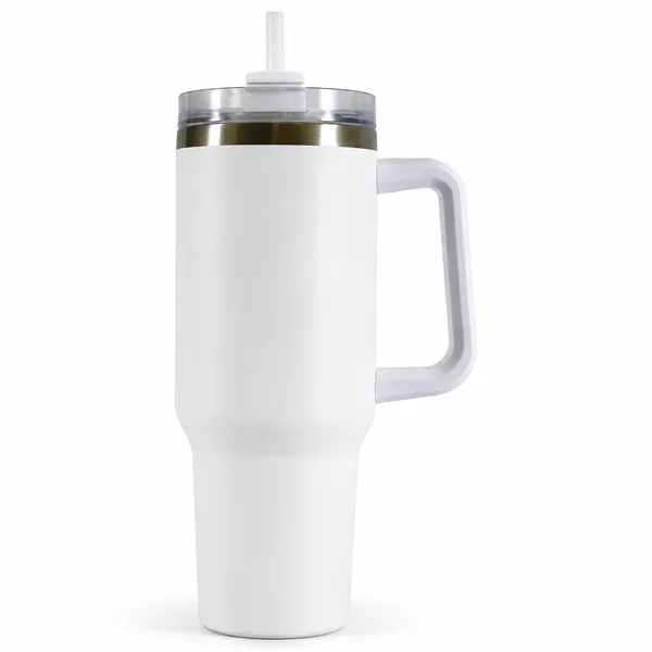 TXOR_BRU-M8_Tumbler,_Double_Wall_Stainless_Steel_Vacuum_Insulated_1200_ml_Coffee_Flask_With_Safety_Lid_Lock_&_Straw,_White_Color