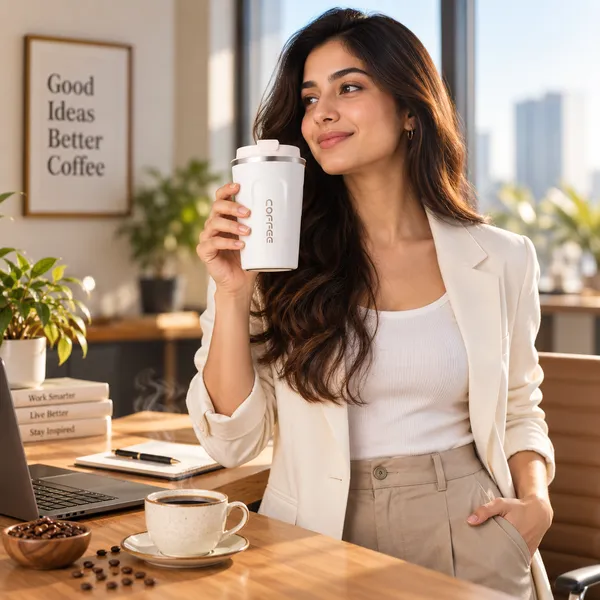 TXOR_WYLD,_Double_Wall_Stainless_Steel_Vacuum_Insulated_Coffee_Flask_With_Safety_Lid_Lock,_White_Color_510_ml_Hot_n_Cold_Tumbler