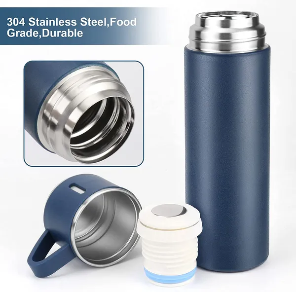 TXOR_TRIPLEE,_Stainless_Steel_Vacuum_Insulated_Flask_with_Set_of_3_Cups_Hot_&_Cold_12_Hours_BPA_Free_Thermos_500_ml,_Blue_Color