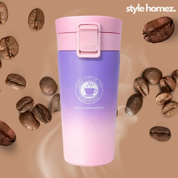 TXOR_STAX_PRIME,_380_ml_Double_Wall_Stainless_Steel_Vacuum_Insulated_Coffee_Flask_With_Safety_Lock_&_Sipper,_Purple_Pink_Color_Hot_n_Cold_Tumbler
