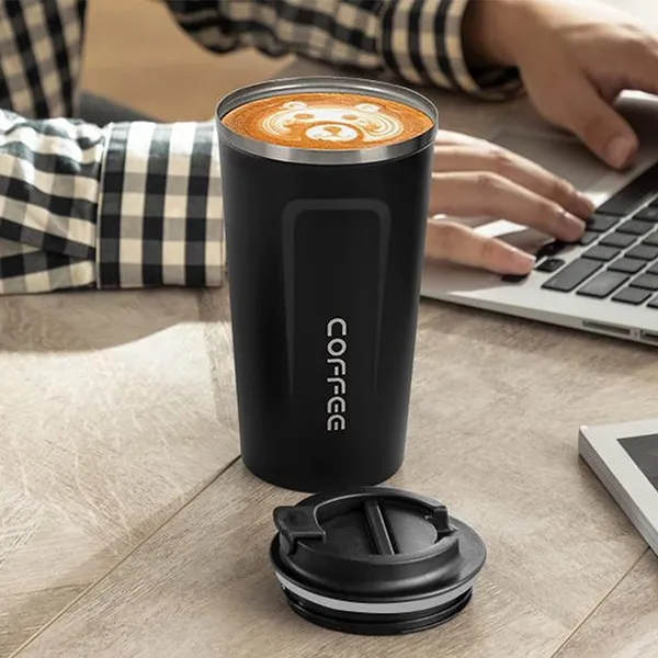TXOR_WYLD,_Double_Wall_Stainless_Steel_Vacuum_Insulated_Coffee_Flask_With_Safety_Lid_Lock,_Black_Color_510_ml_Hot_n_Cold_Tumbler