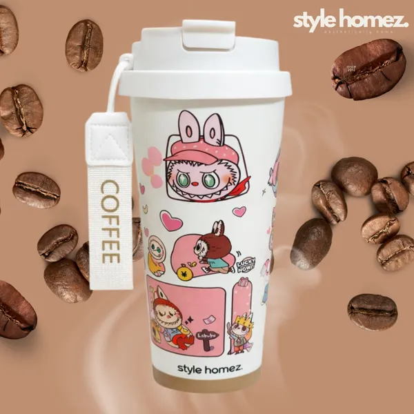 TXOR_kawaii_v1.0,_500_ml_Double_Wall_Stainless_Steel_Vacuum_Insulated_Coffee_Flask_With_Safety_Lock_&_Sipper,_LABUBU_DOLL_MISCHI_4_Hot_n_Cold_Tumbler