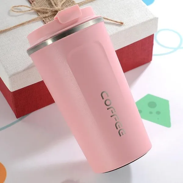 TXOR_WYLD,_Double_Wall_Stainless_Steel_Vacuum_Insulated_Coffee_Flask_With_Safety_Lid_Lock,_Pink_Color_510_ml_Hot_n_Cold_Tumbler