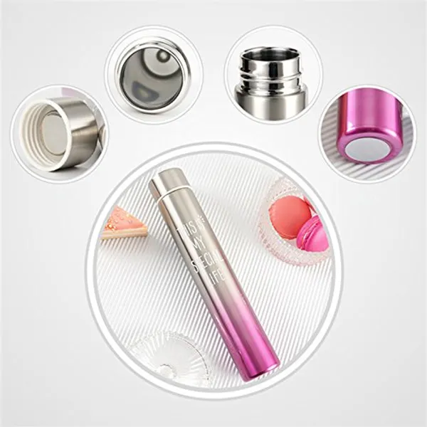 TXOR_FLACO,_The_Skinny_Mini_Vacuum_Insulated_Thermosteel_Bottle_for_Women,_Stainless_Steel_BPA_Free,_Pink_Color_260_ml