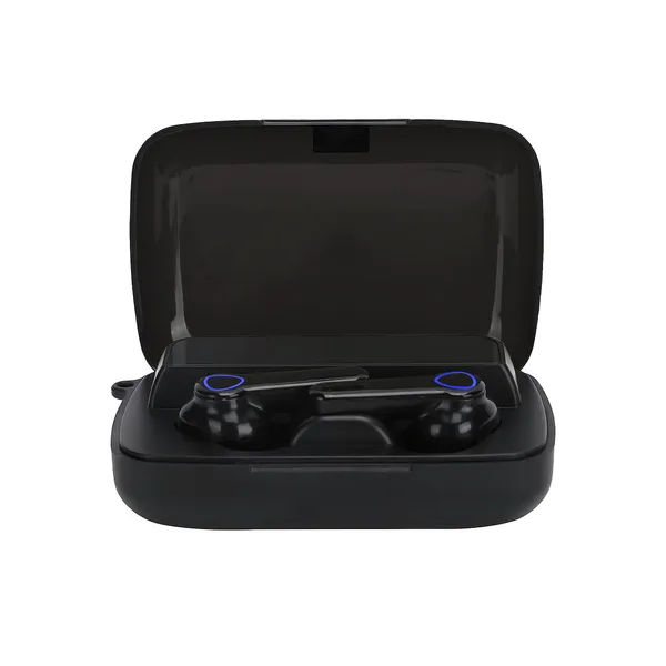 TXOR_DIME_TWS_EARBUDS,_IN-EAR_v5.1_Bluetooth,_IPX7_Waterproof_&_120_hrs_Playtime_With_LED_Display_and_Noise_Cancellation,_Black_Color_and_2200_mAh_Battery