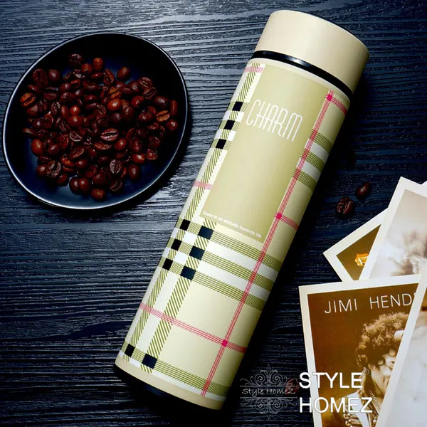 TXOR_STAZY_CHARM,_Double_Wall_Vacuum_Insulated_Stainless_Steel_Flask_BPA_Free_Thermos_Travel_Water_Bottle_Sipper_480_ml_-_Hot_&_Cold_12_Hours,_BEIGE_Color