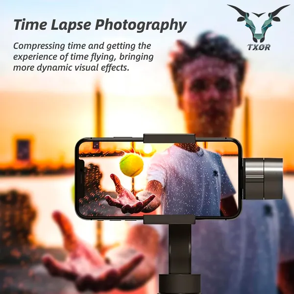 TXOR_ALPHA,_Three-AXIS_Handheld_4.0_Gimbal_Stabilizer_for_Smartphone,_Anti_Shake_System_&_Face_Tracking,_3-AXIS_Black_Color