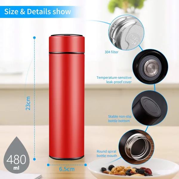 TXOR_ZEUS_FLASK,_Smart_Double_Wall_Stainless_Steel_Vacuum_Insulated_Thermosteel_Water_Bottle,_Setz_Red_Color_480_ml_Hot_n_Cold
