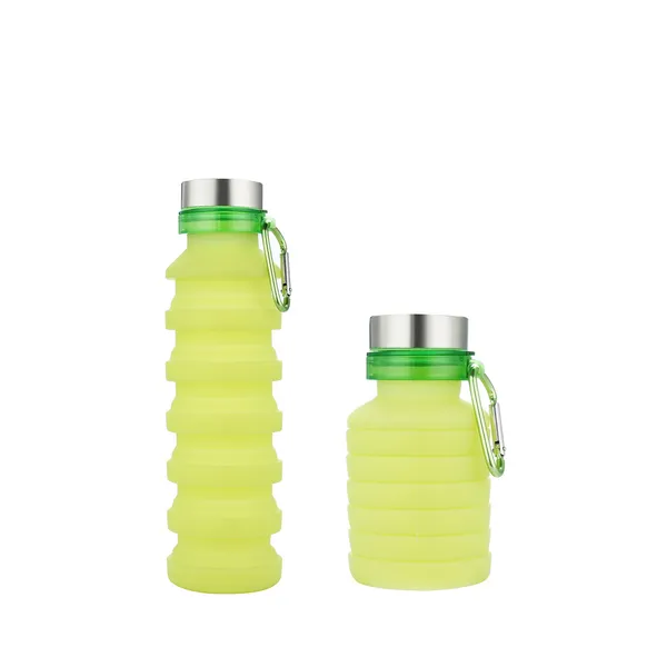 TXOR_Squeez-I,_Food_Grade_BPA_Free_Silicon_Collapsible_Water_Bottle,_Neon_Green_Color_550_ML