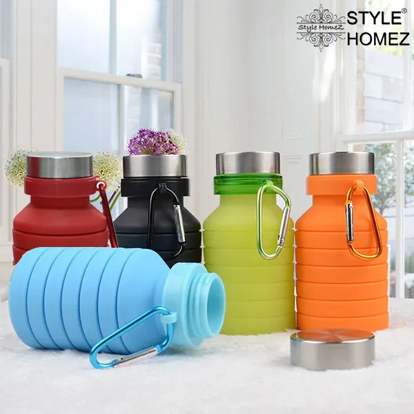 TXOR_Squeez-I,_Food_Grade_BPA_Free_Silicon_Collapsible_Water_Bottle,_Orange_Color_550_ML
