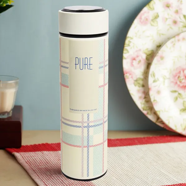 TXOR_STAZY_PURE,_Double_Wall_Vacuum_Insulated_Stainless_Steel_Flask_BPA_Free_Thermos_Travel_Water_Bottle_Sipper_480_ml_-_Hot_&_Cold_12_Hours,_CREAM_Color