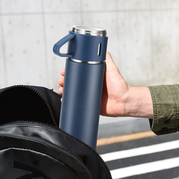 TXOR_TRIPLEE,_Stainless_Steel_Vacuum_Insulated_Flask_with_Set_of_3_Cups_Hot_&_Cold_12_Hours_BPA_Free_Thermos_500_ml,_Blue_Color